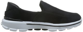 Skechers 斯凯奇 GO WALK 3系列 男款健步鞋 54062/B KW黑色+白色 41
