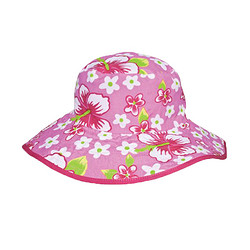 Baby Banz 防风防紫外线防晒帽 粉红Pink Floral （2-5岁适用）