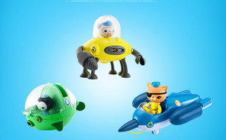 Octonauts 海底小纵队 CHJ04 舰队组合装