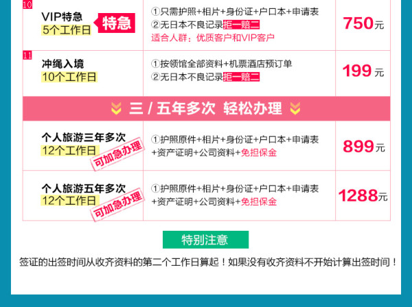 日本单次旅游签证 福建可办