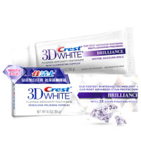 京东PLUS会员：CREST 佳洁士 3D钻亮 炫白牙膏 116g*5支+Ora2 皓乐齿 净澈气息 漱口水 460ml