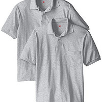 HANES 恒适 Jersey Pocket 男士POLO衫 2件装