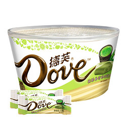 Dove 德芙 抹茶曲奇白巧克力  234g  *2件