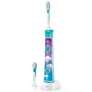 PHILIPS 飞利浦 Sonicare for Kids儿童护齿系列 HX6322/04 儿童声波震动牙刷 蓝牙版 蓝色