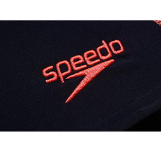 Speedo 速比涛 LOGO PANEL AQUASHORT 男式平脚泳裤