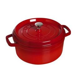 Staub 经典系列 珐琅铸铁炖锅 20cm 樱桃红