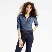Levi's 李维斯 CLASSIC ONE POCKET 女士牛仔衬衫