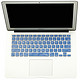 幻响（i-mu）笔记本键盘膜 适用苹果Macbook air/pro13 15 17英寸 无线蓝牙键盘 轻薄透气防尘防水 蓝色