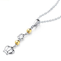 CHOW TAI FOOK 周大福 PT157263 铂金吊坠 1.36g