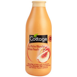 Cottage 悠香伊 白蜜桃精萃 水漾柔润 两用泡泡沐浴乳 750ml