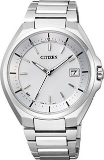 CITIZEN 西铁城 ATTESA系列 CB3010-57A 男款电波表 40mm 银色 银色 光动能