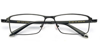 HAN HD4937 不锈钢 商务光学眼镜+1.56非球面眼镜片 