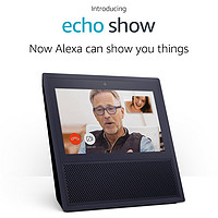 Amazon 亚马逊 Introducing Echo Show 家居助手 一代 黑色