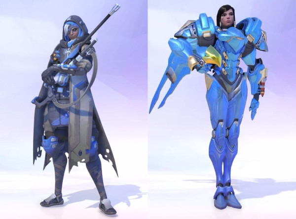 她是《守望先锋》游戏首发时就有的突击角色:「法老之鹰」法芮尔的