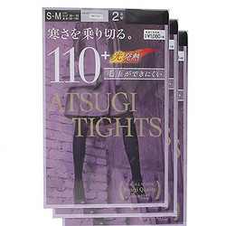 ATSUGI 厚木 110D 光发热连裤丝袜 2双装*3包  *3件