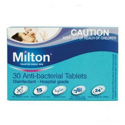Milton 婴幼儿餐具消毒抗菌泡腾 30片  