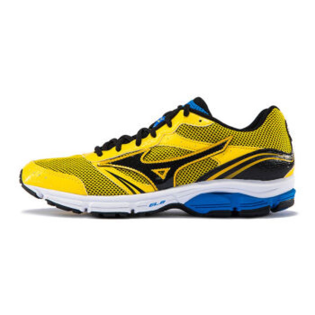 这应该是最廉价的Mizuno Wave了……吧? 骚黄Mizuno 美津浓 WAVE IMPETUS 3 男士跑鞋开箱