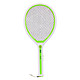  【买二免一】康铭（KANGMING）LED电蚊拍充电式三层网面苍蝇拍环保节能KM-3806绿色　