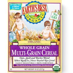 Earth’s Best 婴幼儿辅食 有机多种谷物混合米粉 3段 227g