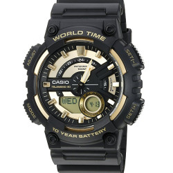 CASIO 卡西欧 AEQ110BW-9AV 男士石英手表