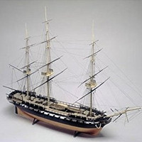 中亚prime会员：Revell 威望 1:96 USS Constitution 宪法号帆船模型 