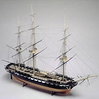 中亚prime会员：Revell 威望 1:96 USS Constitution 宪法号帆船模型
