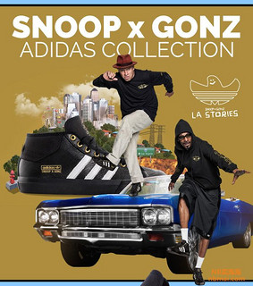 adidas 阿迪达斯 Gonz x Snoop 联名款 Matchcourt 男款中帮休闲板鞋
