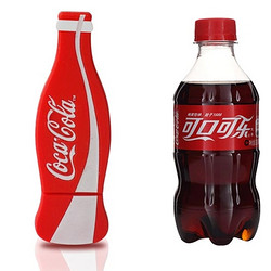 Coca Cola 可口可乐 瓶型U盘（8GB）+汽水300ml*1瓶