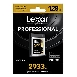 Lexar 雷克沙 Professional 2933x 128GB XQD 2.0 存储卡