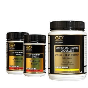 GO Healthy 高之源 无腥味鱼油420粒*1+卵磷脂胶囊120粒*2