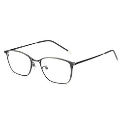 HAN HN42067 纯钛光学眼镜架+1.60防蓝光镜片