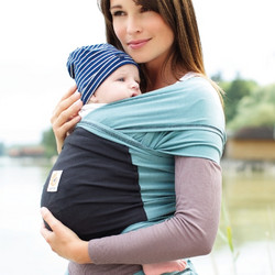  Ergobaby 包裹式婴儿背巾 WRPBLKTPNL