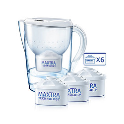 BRITA 碧然德 Marella 滤水壶 一壶六芯 2.4L