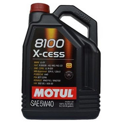 MOTUL 摩特 8100 X-cess 5W-40 全合成润滑油 5L