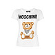 MOSCHINO 泰迪熊贴纸印花T恤 修身版