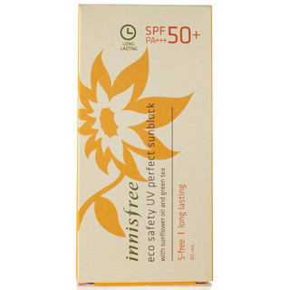 innisfree 悦诗风吟 自然关爱日护防晒霜 50ml(SPF50+ PA+++）