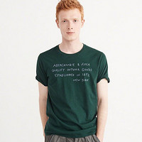 Abercrombie & Fitch 男士图案T恤