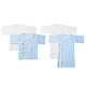 0点开始：PurCotton 全棉时代 盒装纯棉纱布婴儿服长款1盒+短款1盒