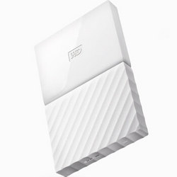 WD 西部数据 My Passport Ultra 升级版 2TB 2.5英寸 闪耀白 移动硬盘