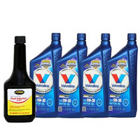 Valvoline 胜牌 DURA BLEND 星驰 SN 5W-30 半合成机油 946ml*4瓶+Valvoline 胜牌 PYROIL 派诺 超级电喷清洗剂 燃油系统清洗剂354ml