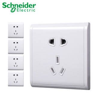 Schneider Electric 施耐德 E82426_10US多只装 五孔插座面板 5只装