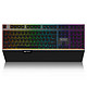 雷柏（Rapoo） V720 RGB全彩背光 电竞机械键盘 黑色 青轴