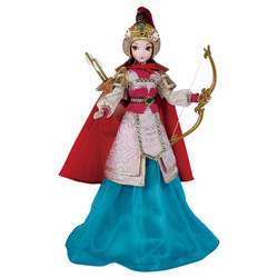 【京东超市】可儿娃娃（Kurhn）中国公主系列 木兰从军 古装娃娃芭比娃娃 女孩玩具生日礼物 10关节体9094 *2件