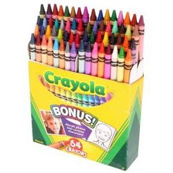 Crayola 绘儿乐 64 彩色蜡笔 52-0064（64色）*4套 