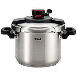 T-fal P45007 Clipso 不锈钢高压锅 6L