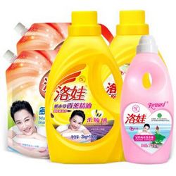 【京东超市】洛娃 富氧净洗衣套装（富氧净2.5kg*1瓶+富氧净2kg*2袋+内衣洗衣液720g+2.18kg柔顺剂*1瓶）