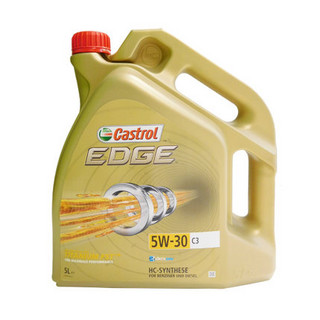 Castrol 嘉实多 EDGE 极护钛流体 5W-30 C3 全合成机油 5L