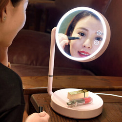 HD 化妆镜 LED补光化妆灯 台灯化妆二用  T521