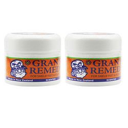 2罐装 | 新西兰 Gran's remedy 老奶奶臭脚粉  红色清香 50克 *2件