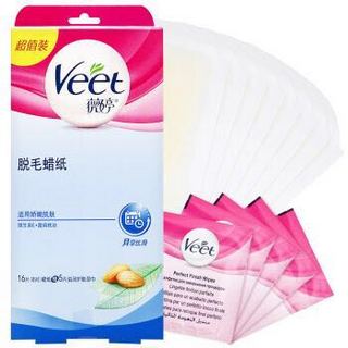 Veet 薇婷 脱毛蜡纸 16片 *2件